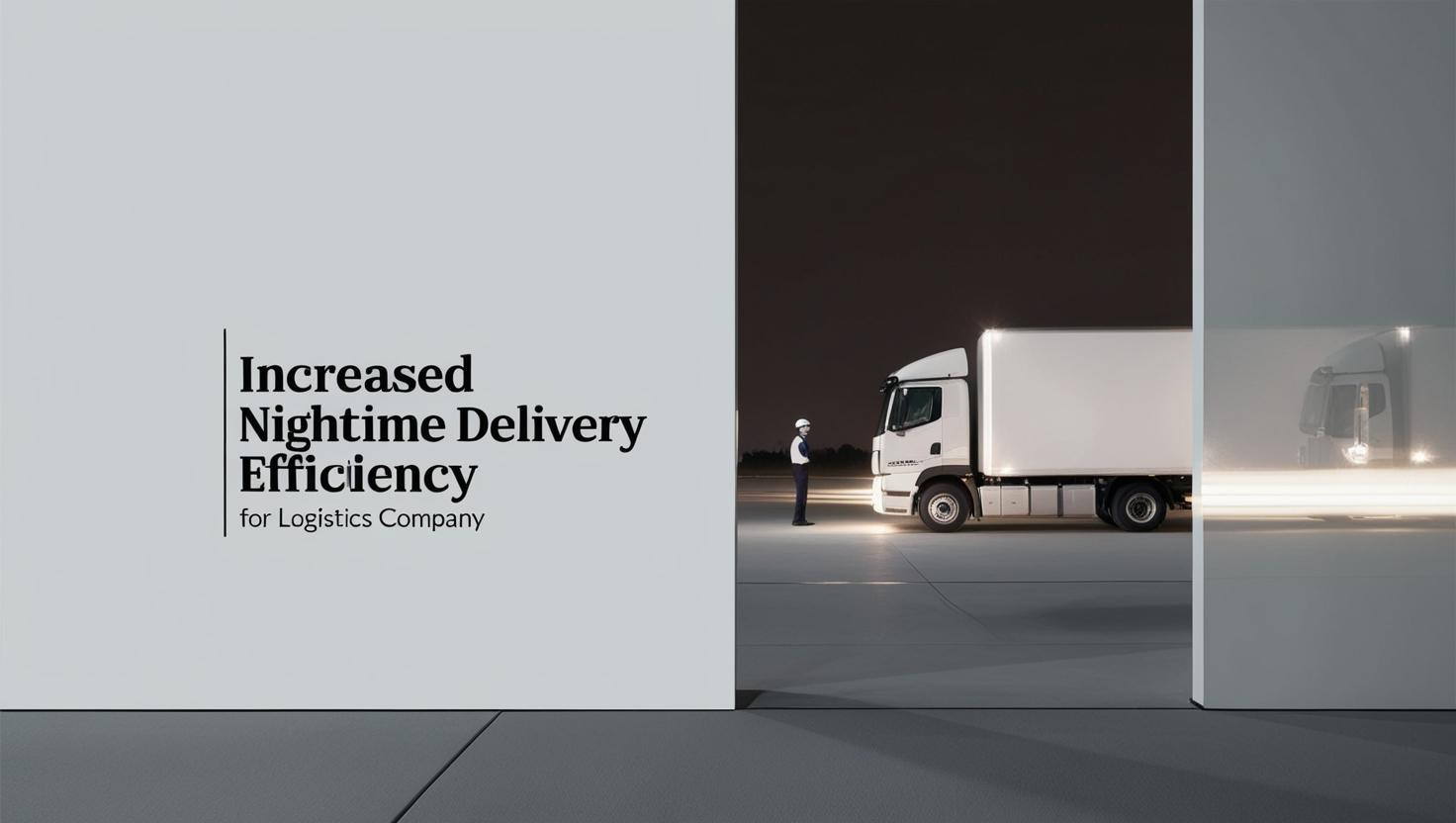Laatste bedrijfscasus over Verbeterde efficiëntie van de nachtbezorging voor een logistiek bedrijf