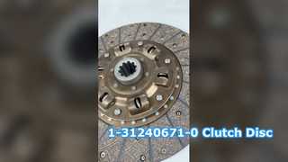 1-31240901-0 1-31240671-0 Clutch Disc 1312409010 1312406710 Geschikt voor ISUZU FRR 6HH1 6HK1