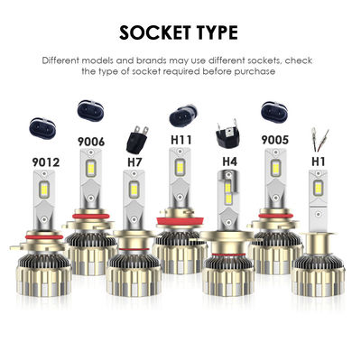 F12 120W 12000LM 6000K 3570 Chips 9005/9006/9012/H1/H4/H7/H11 LED Headlight Bulb