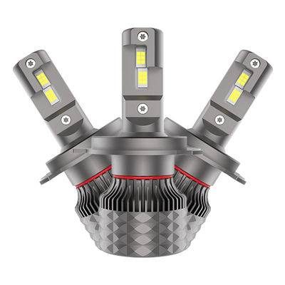 A5 64W 6000LM 6000K 3570 Chips Superior Aviation Aluminum LED Headlight Bulb